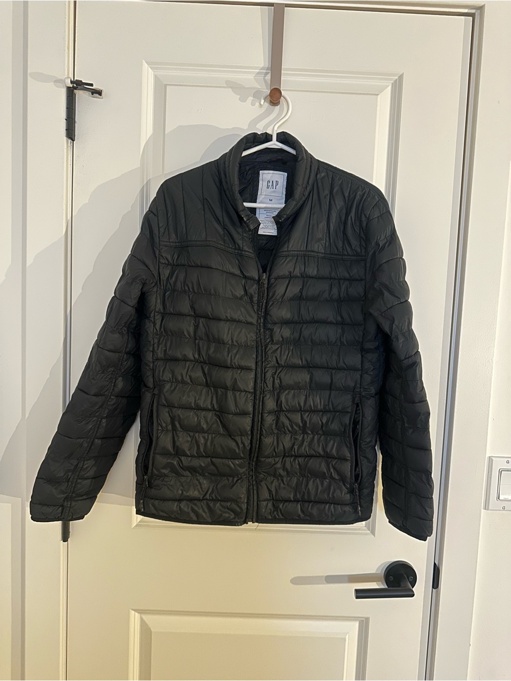 GAP Black Lightweight Packable Puffer Jacket